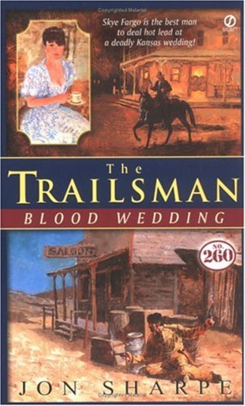 Book cover for "Blood Wedding" by Jon Sharpe