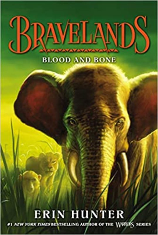 Book cover for "Blood and Bone" by Erin Hunter