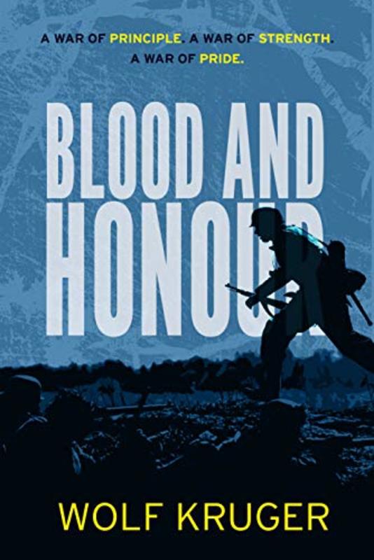 Book cover for "Blood and Honour" by Shaun Hutson
