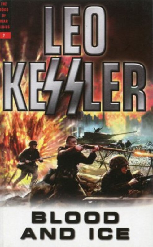 Book cover for "Blood and Ice / Frozen Mountain" by Leo Kessler