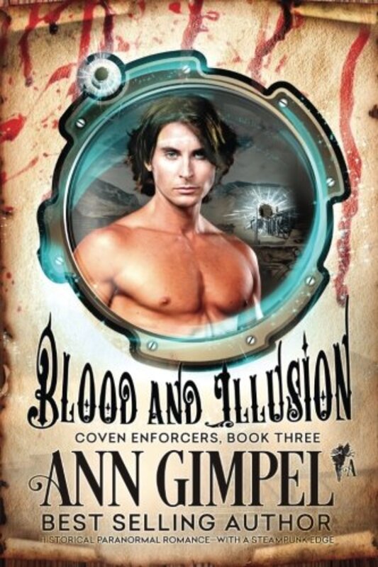 Book cover for "Blood and Illusion" by Ann Gimpel