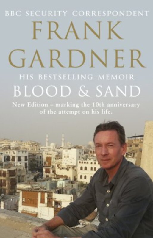 Book cover for "Blood and Sand" by Frank Gardner