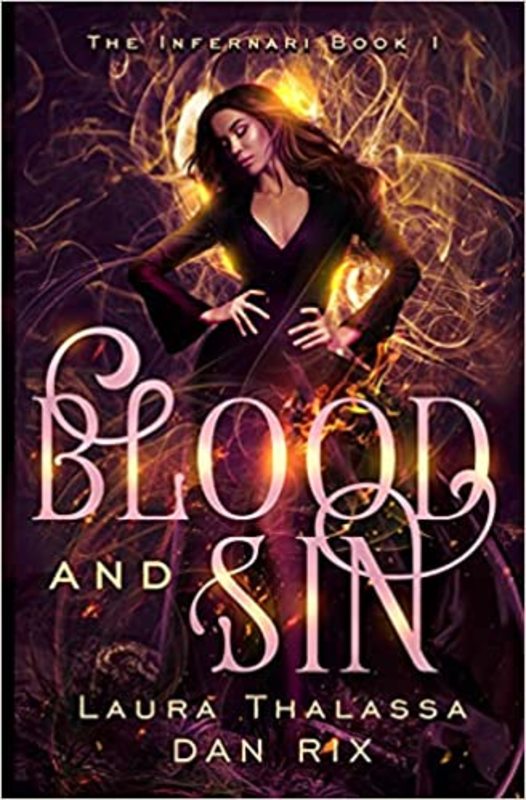 Book cover for "Blood and Sin" by Laura Thalassa