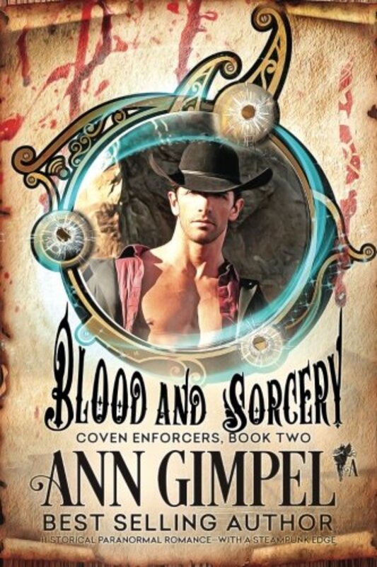 Book cover for "Blood and Sorcery" by Ann Gimpel