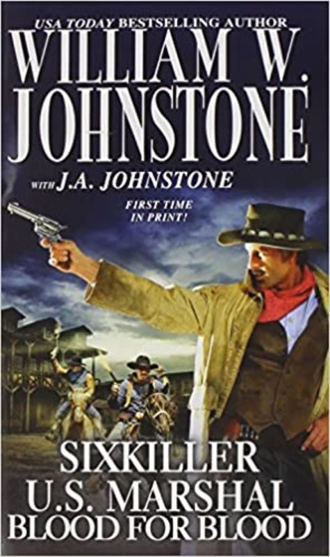 Book cover for "Blood for Blood" by William W Johnstone