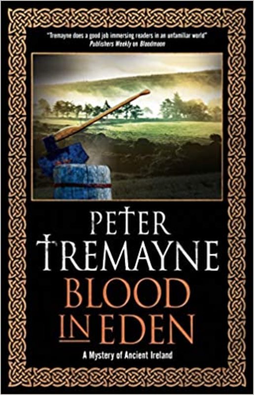 Book cover for "Blood in Eden" by Peter Tremayne
