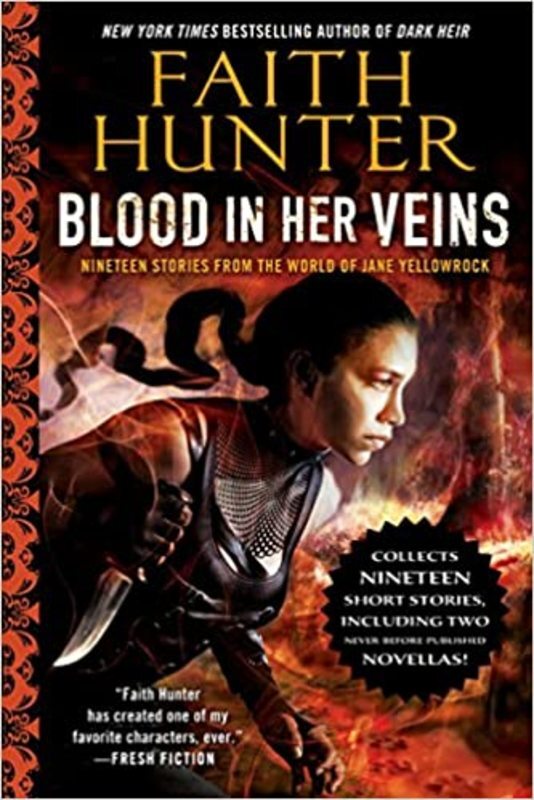 Book cover for "Blood in Her Veins" by Faith Hunter
