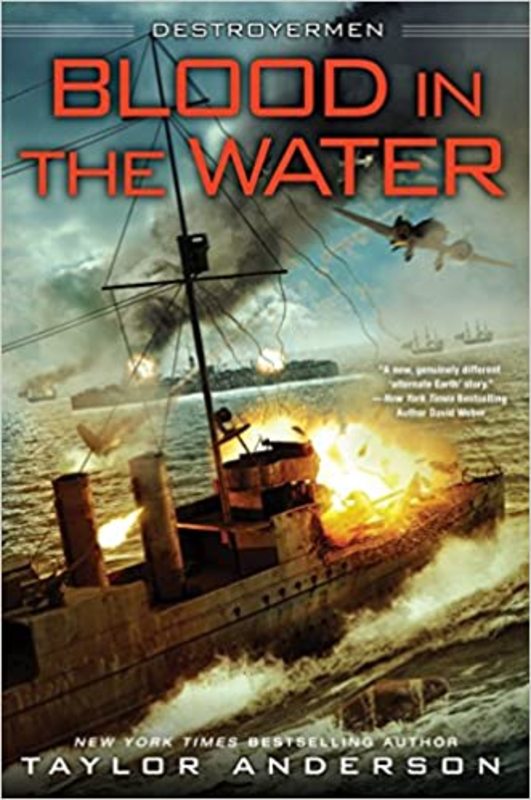 Book cover for "Blood in the Water" by Taylor Anderson