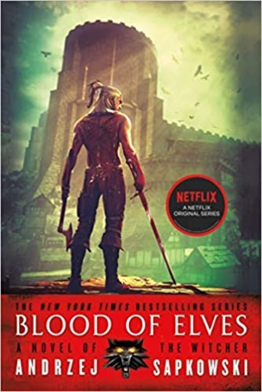 Book cover for "Blood of Elves" by Andrzej Sapkowski
