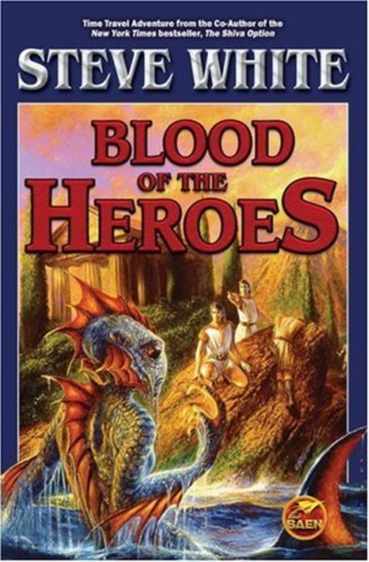 Book cover for "Blood of the Heroes" by Steve White