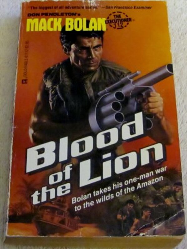 Book cover for "Blood of the Lion" by Don Pendleton