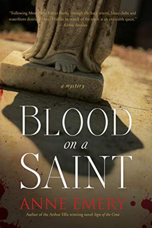 Book cover for "Blood on a Saint" by Anne Emery