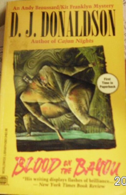 Book cover for "Blood on the Bayou" by Don Donaldson