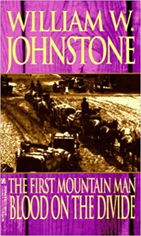 Book cover for "Blood on the Divide" by William W. Johnstone