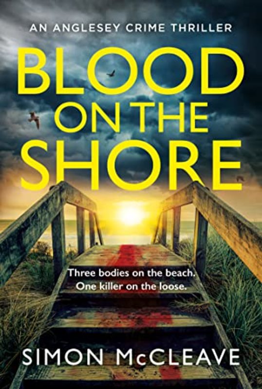 Book cover for "Blood on the Shore" by Simon McCleave