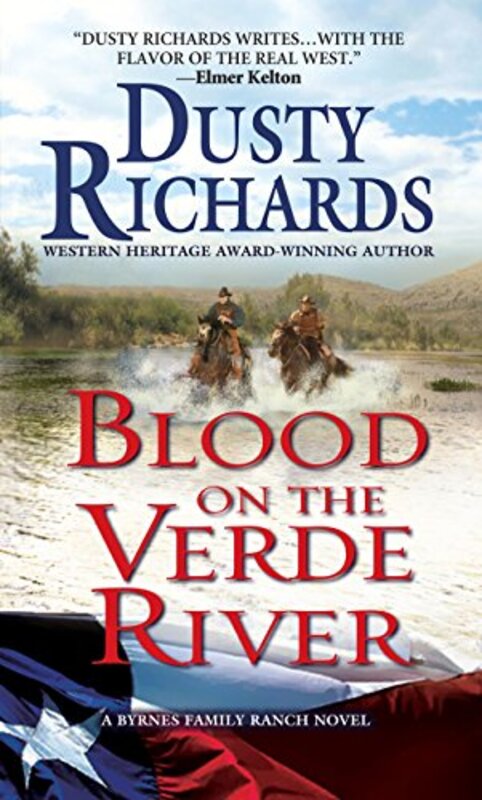 Book cover for "Blood on the Verde River" by Dusty Richards