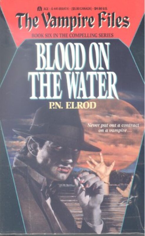 Book cover for "Blood on the Water" by PN Elrod