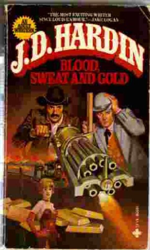 Book cover for "Blood, Sweat and Gold" by JD Hardin