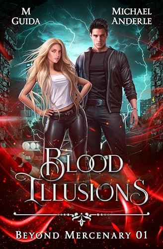Book cover for "Blood Illusions" by M Guida