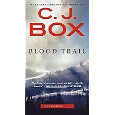 Book cover for "Blood Trail" by CJ Box