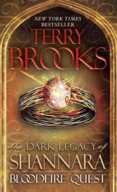 Book cover for "Bloodfire Quest" by Terry Brooks