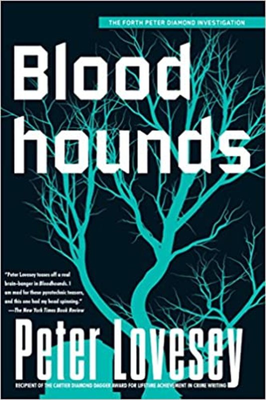 Book cover for "Bloodhounds" by Peter Lovesey