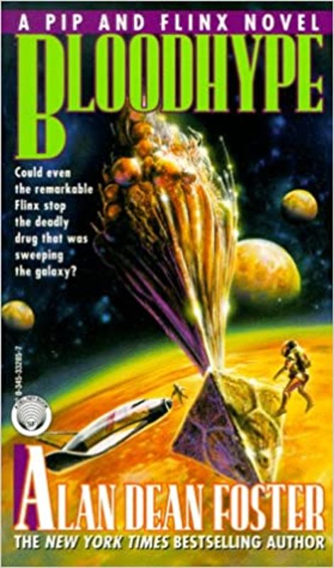 Book cover for "Bloodhype" by Alan Dean Foster