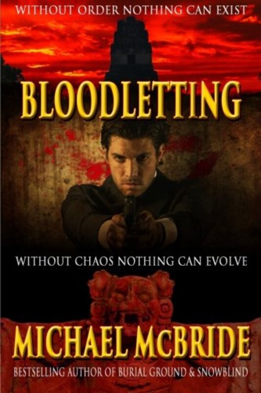 Book cover for "Bloodletting" by Michael McBride