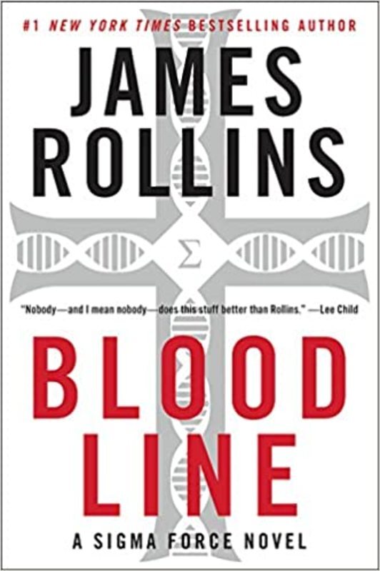 Book cover for "Bloodline" by James Rollins