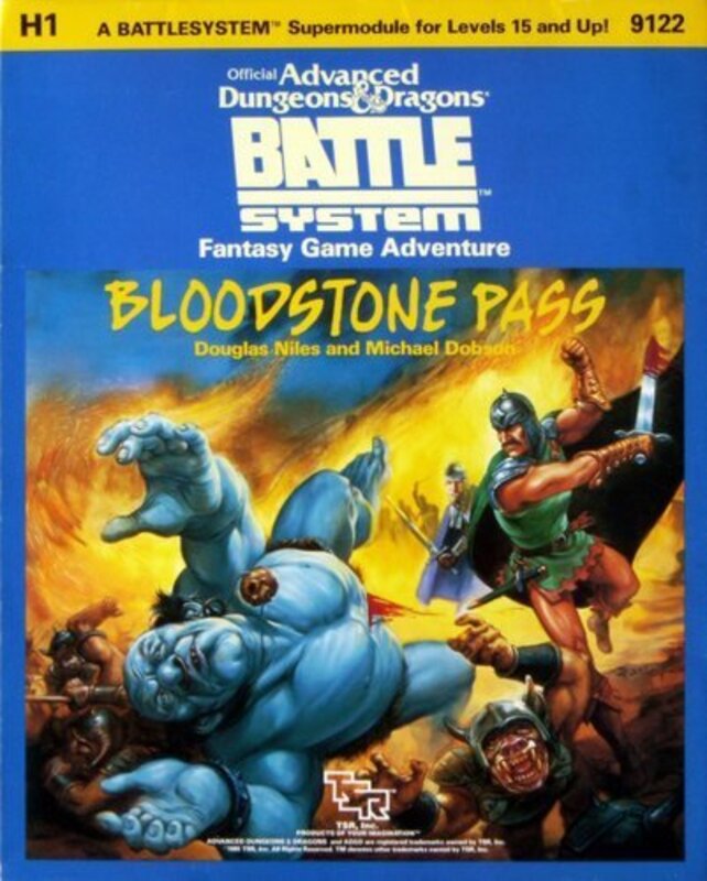 Book cover for "Bloodstone Pass" by Douglas Niles