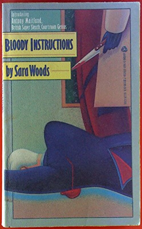Book cover for "Bloody Instructions" by Sara Woods