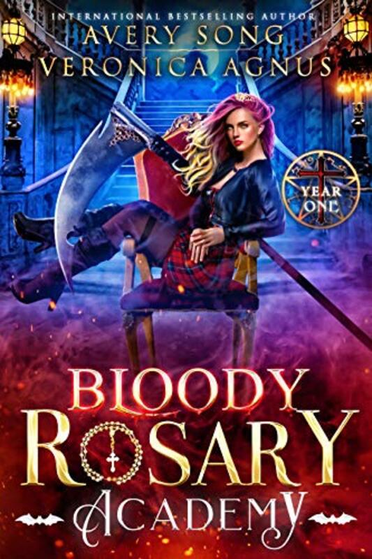 Book cover for "Bloody Rosary Academy: Year One" by Avery Song