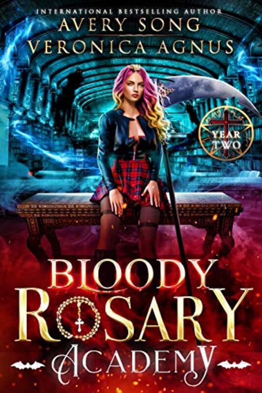 Book cover for "Bloody Rosary Academy: Year Two" by Avery Song