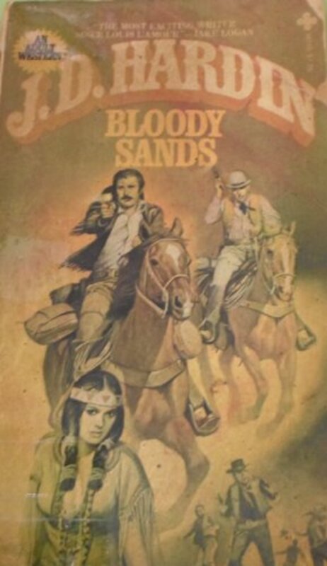 Book cover for "Bloody Sands" by JD Hardin