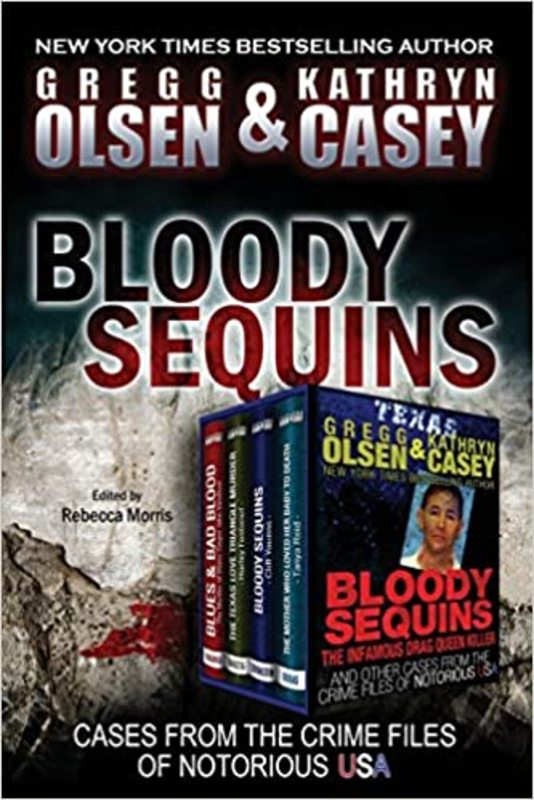 Book cover for "Bloody Sequins" by Gregg Olsen