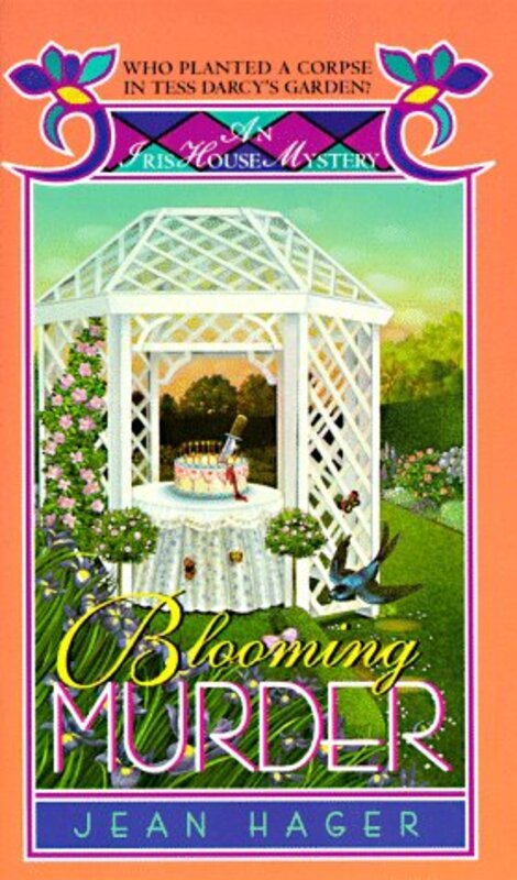 Book cover for "Blooming Murder" by Jean Hager