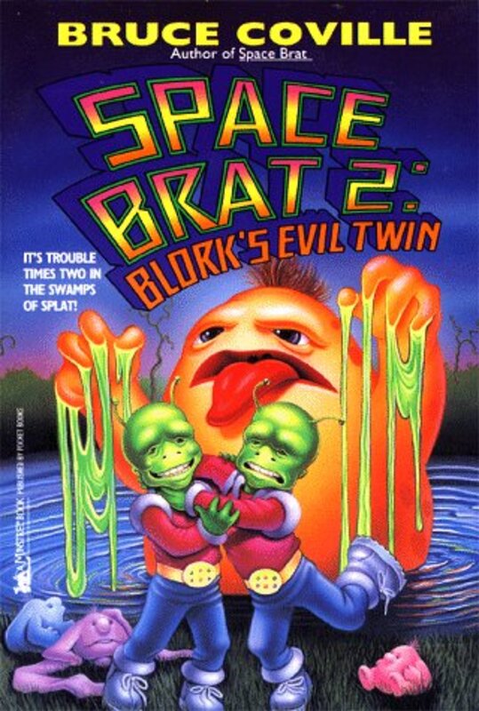 Book cover for "Blork's Evil Twin" by Bruce Coville