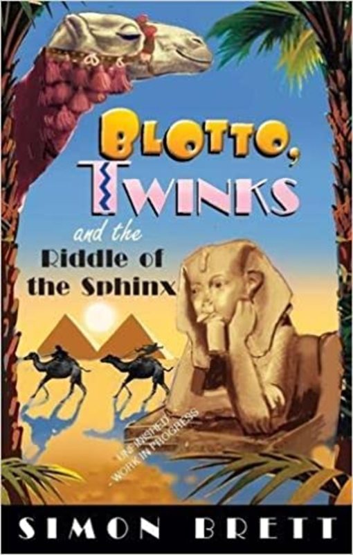 Book cover for "Blotto, Twinks and Riddle of the Sphinx" by Simon Brett