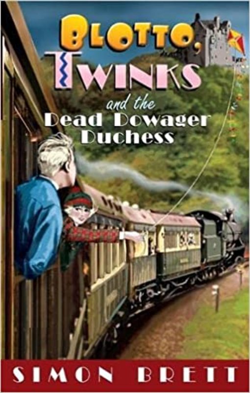 Book cover for "Blotto, Twinks and the Dead Dowager Duchess" by Simon Brett