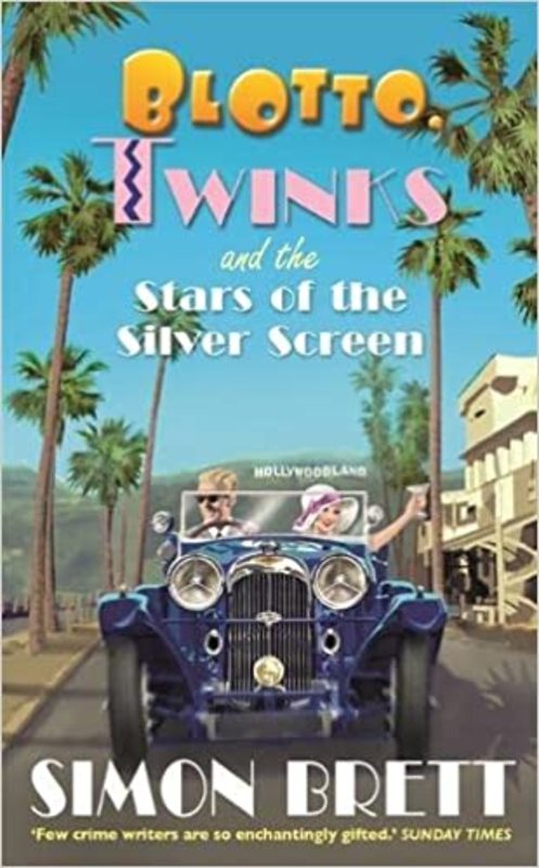 Book cover for "Blotto, Twinks and the Stars of the Silver Screen" by Simon Brett