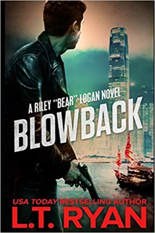 Book cover for "Blowback" by LT Ryan