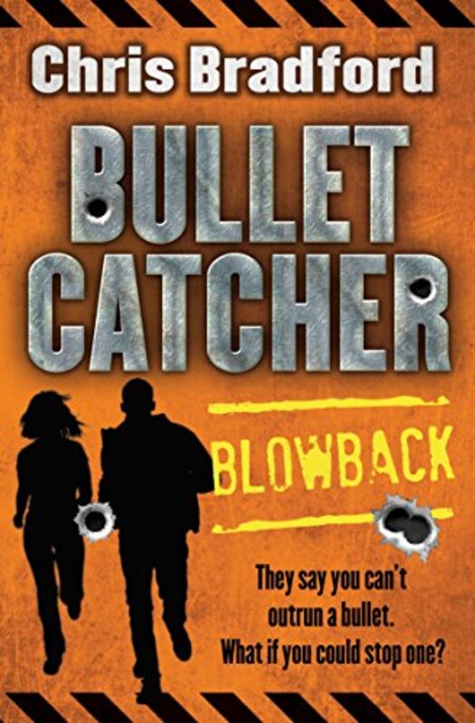 Book cover for "Blowback" by Chris Bradford