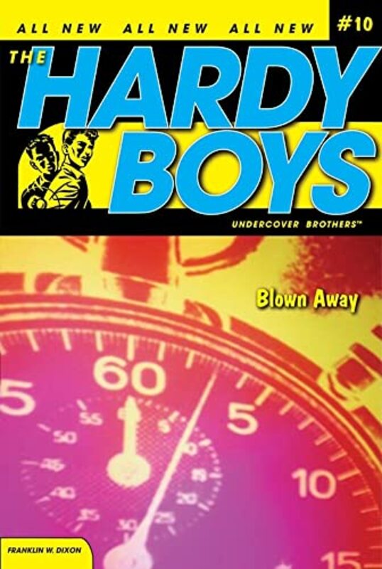 Book cover for "Blown Away" by Franklin W Dixon