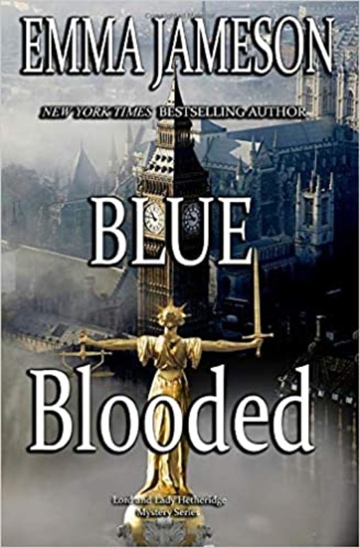 Book cover for "Blue Blooded" by Emma Jameson