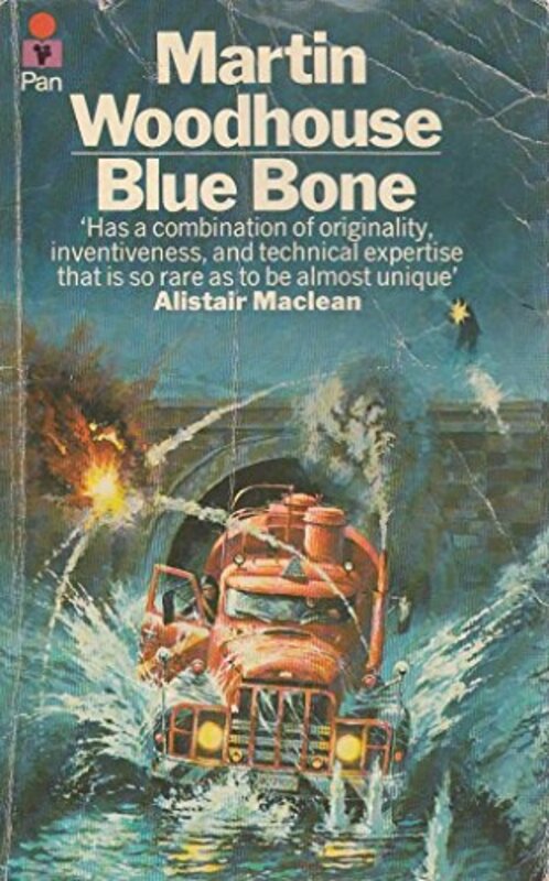 Book cover for "Blue Bone" by Martin Woodhouse