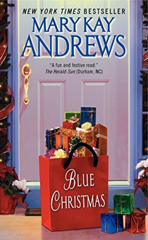 Book cover for "Blue Christmas" by Mary Kay Andrews
