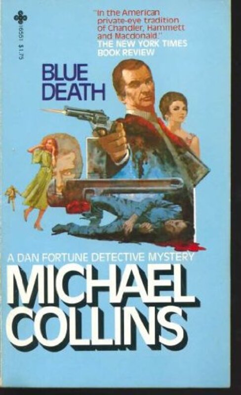 Book cover for "Blue Death" by Dennis Lynds