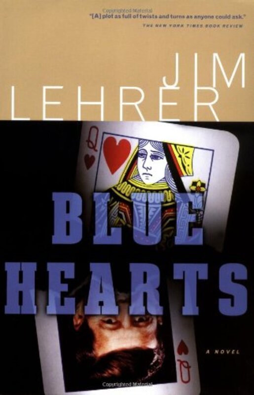 Book cover for "Blue Hearts" by Jim Lehrer