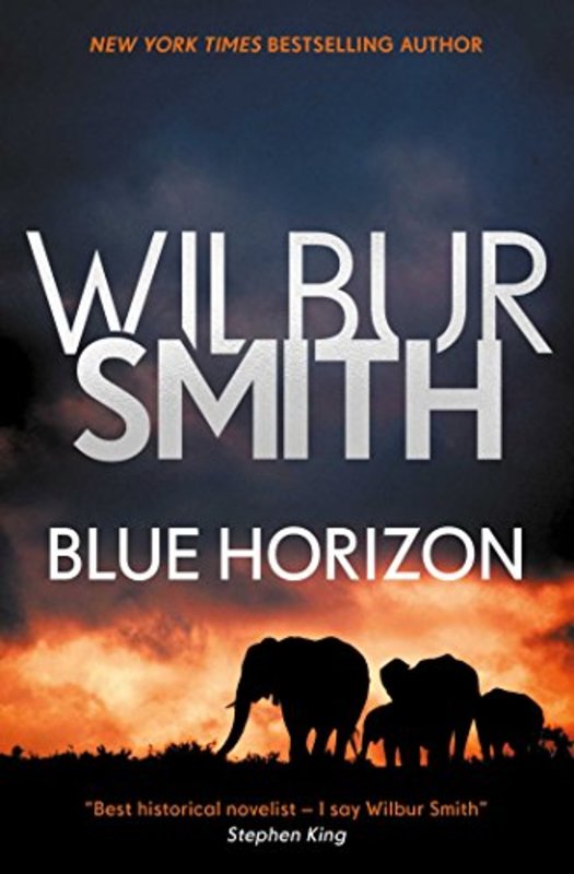 Book cover for "Blue Horizon" by Wilbur Smith