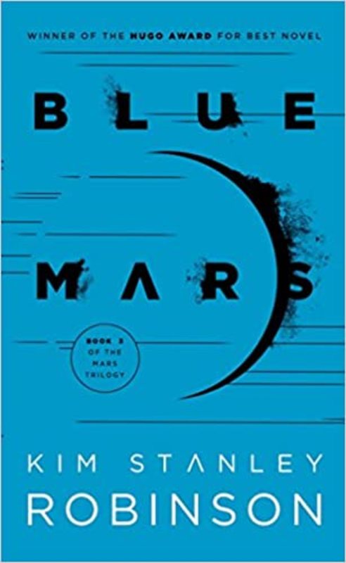 Book cover for "Blue Mars" by Kim Stanley Robinson